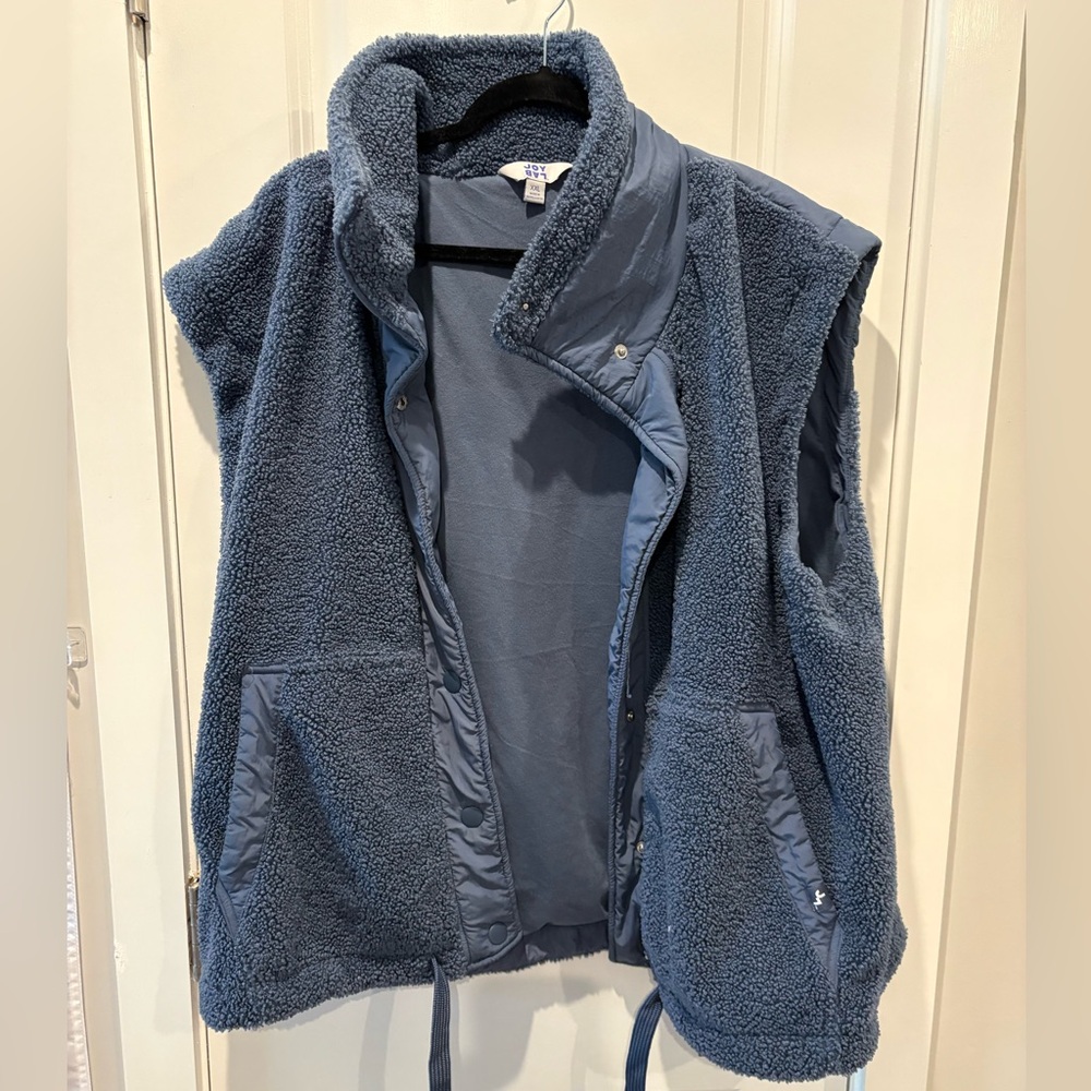 JoyLab Women's Navy Fleece Vest